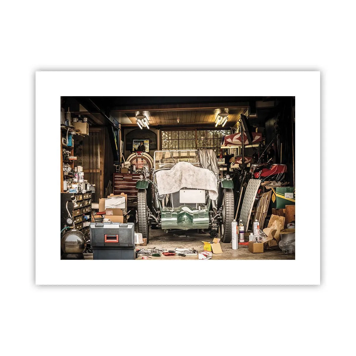 Plakat - Tilbage til fortiden - 40x30 cm