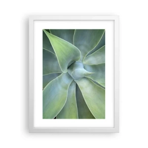 Plakat i hvid ramme - Den grønne fødsel - 30x40 cm