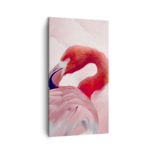 Lærredstryk - Billede på lærred - Fugleskønhed - 45x80 cm