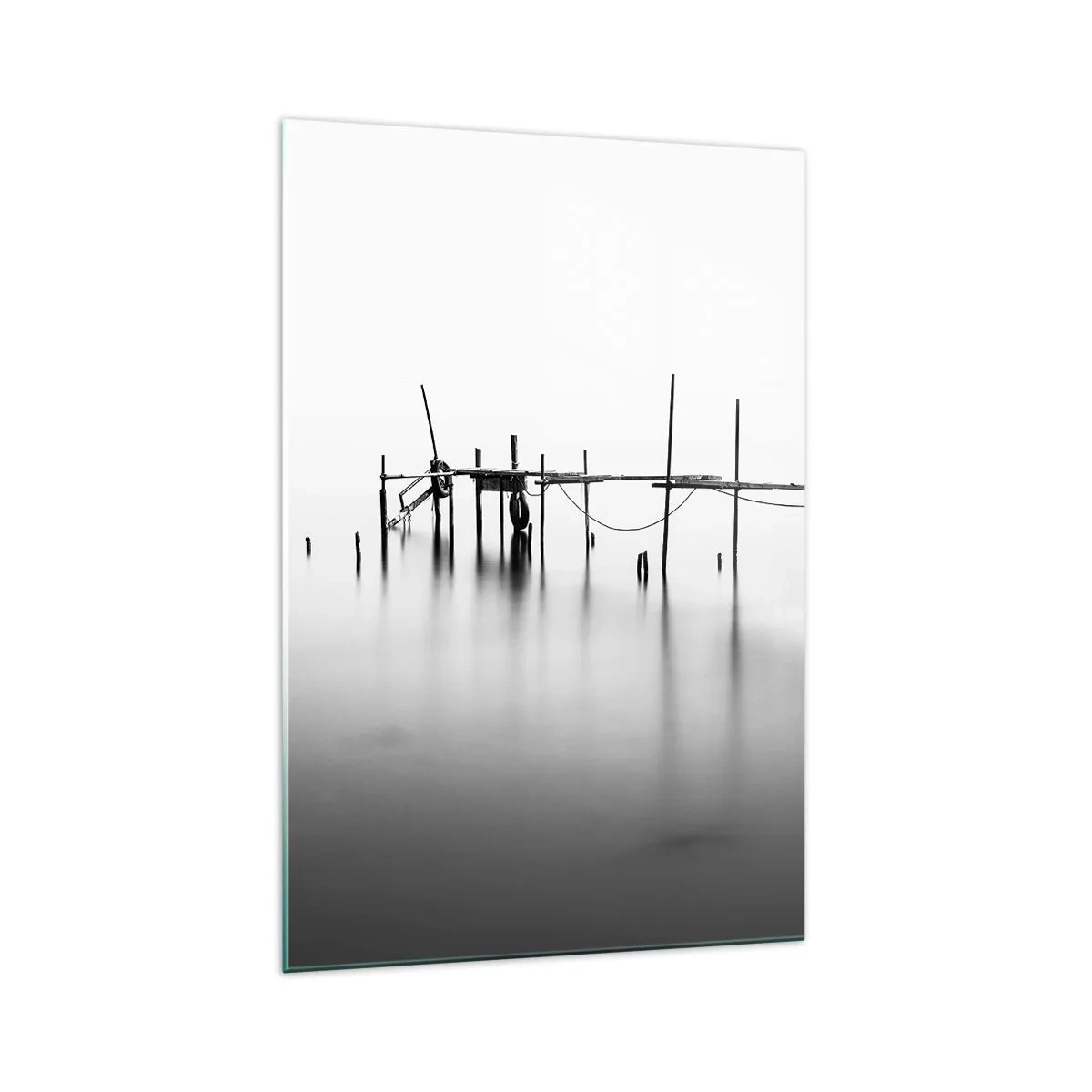 Billede på glas - Hvad nu, hvis verden ikke eksisterer? - 70x100 cm