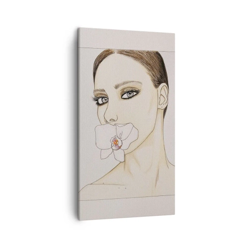 Lærredstryk - Billede på lærred - Et symbol på elegance og skønhed - 45x80 cm