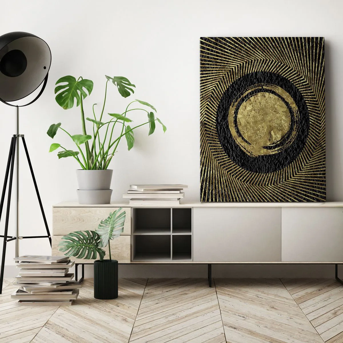 Lærredstryk - Billede på lærred - Glamour-komposition - 50x70 cm