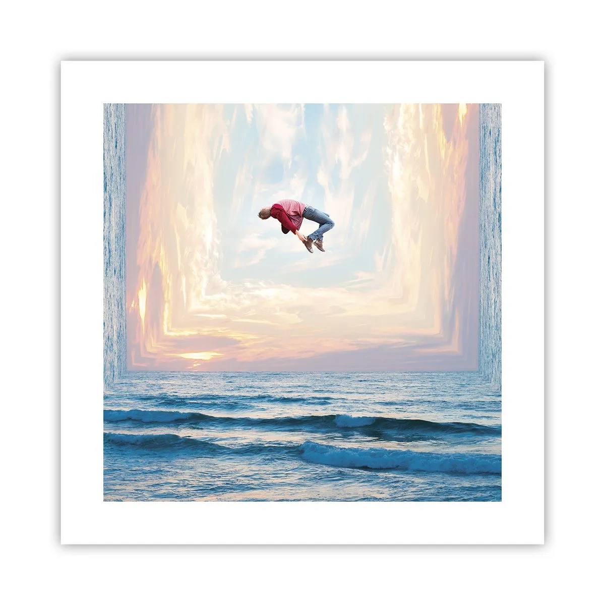 Plakat - Til en anden dimension - 40x40 cm