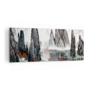 Lærredstryk - Billede på lærred - Stærke beskyttere - 100x40 cm