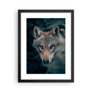 Plakat i sort ramme - Jæger - 30x40 cm