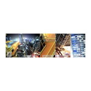 Prøve Fototapet Selvklæbende Deluxe Sticker - Et mirakel i ørkenen - By, Dubai, Arkitektur - 100x30 cm
