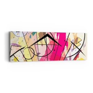 Lærredstryk - Billede på lærred - Eksplosion - 90x30 cm