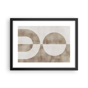 Plakat i sort ramme - Ligheder og forskelle - 40x30 cm