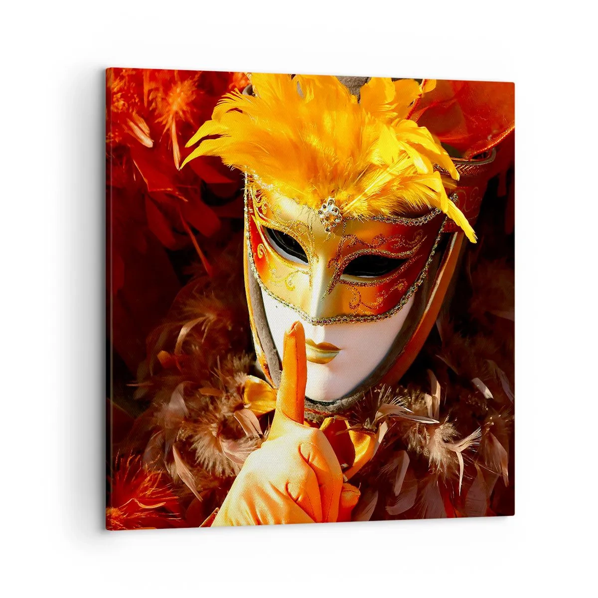 Lærredstryk - Billede på lærred - Mystik er en del af spillet - 50x50 cm