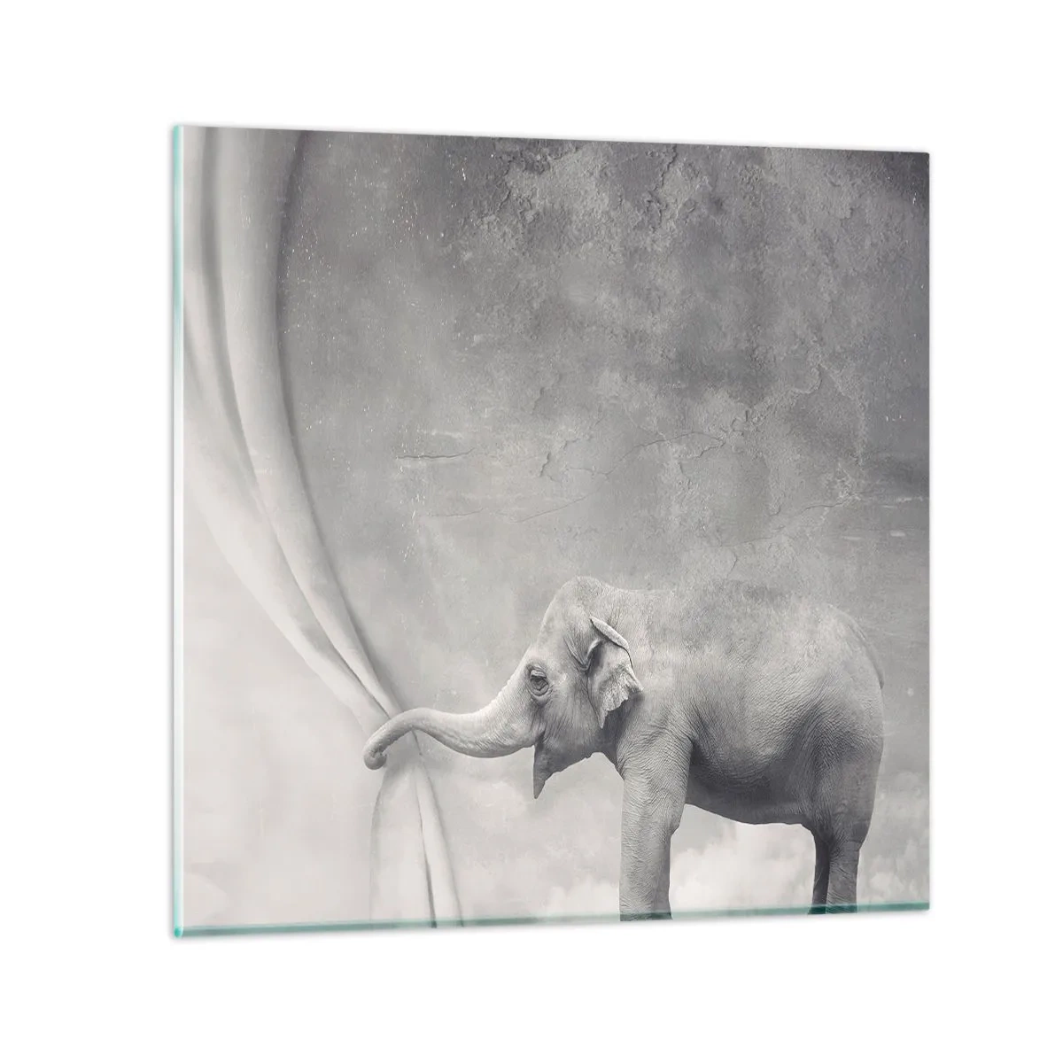 Billede på glas - Afslør hemmeligheden - 50x50 cm