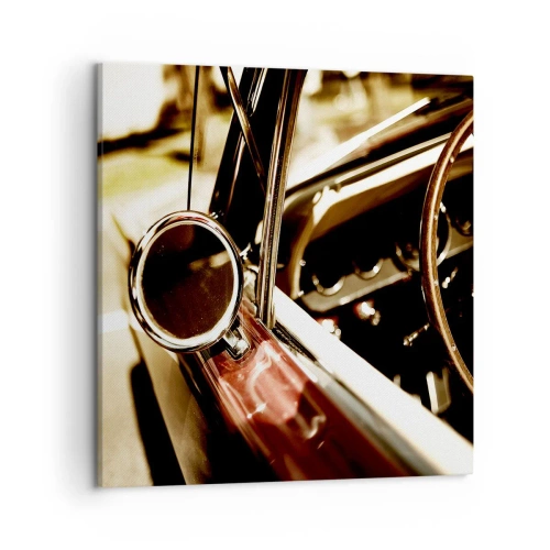 Lærredstryk - Billede på lærred - En bil med sjæl - 50x50 cm