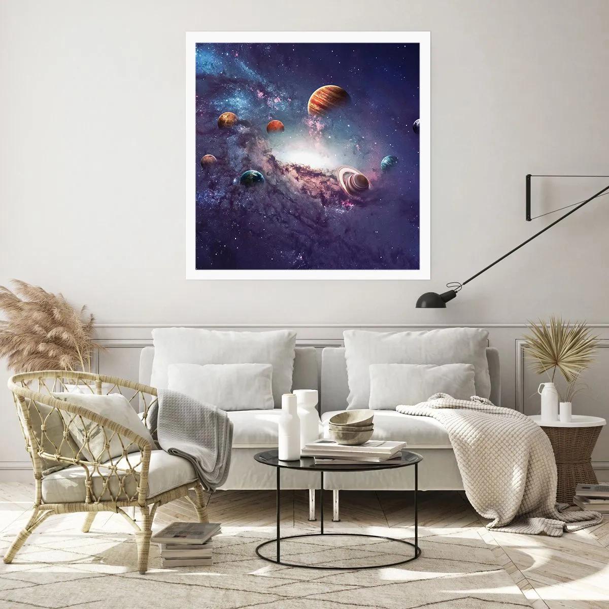 Plakat - Systemet med soldans - 60x60 cm