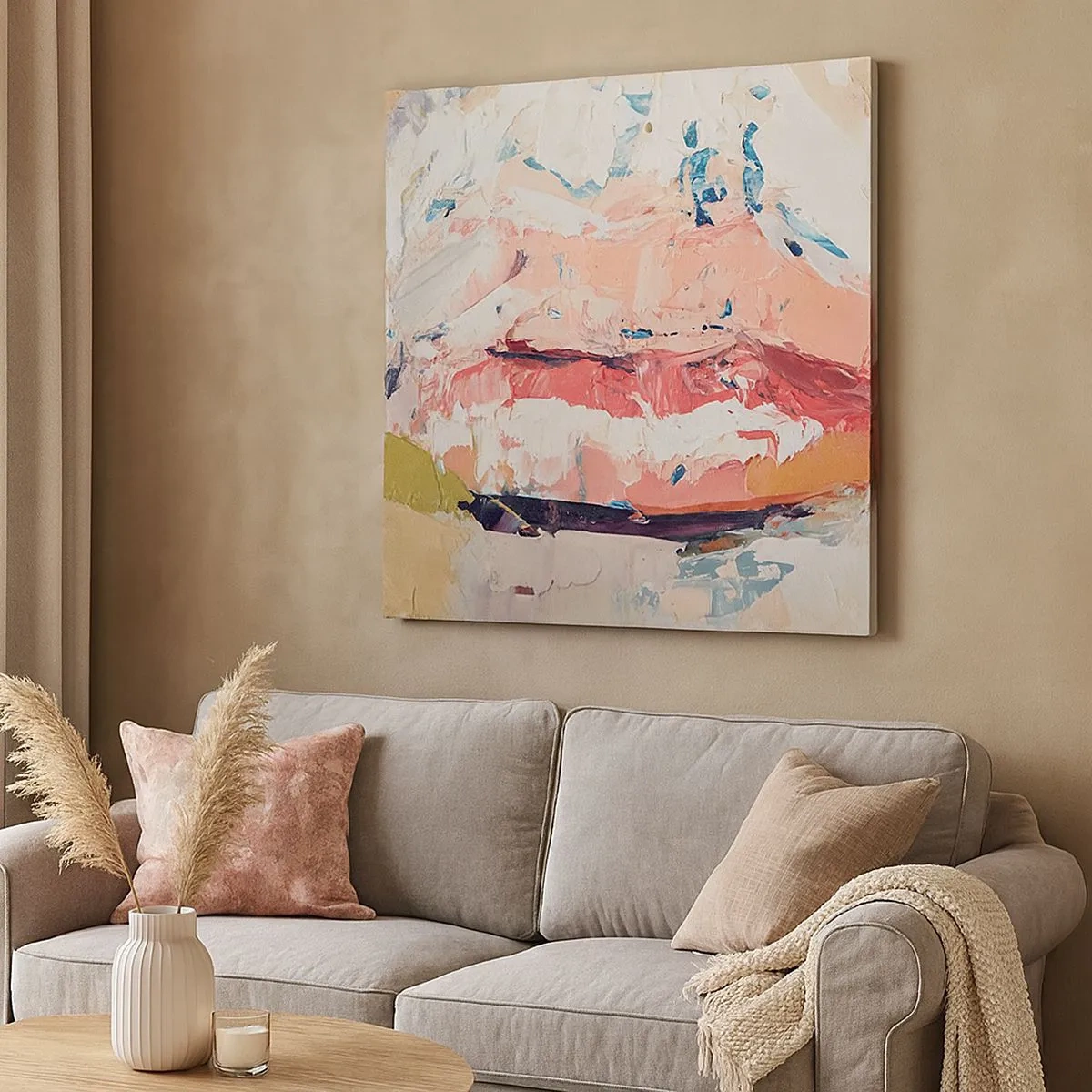 Lærredstryk - Billede på lærred - Vækker sanserne - 30x30 cm