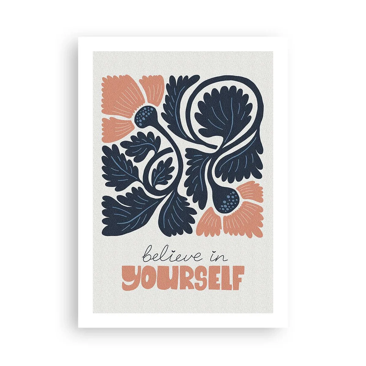 Plakat - Og du blomstrer - 50x70 cm