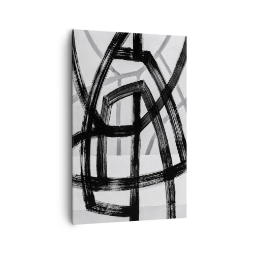 Lærredstryk - Billede på lærred - Opbygning af dybde - 80x120 cm