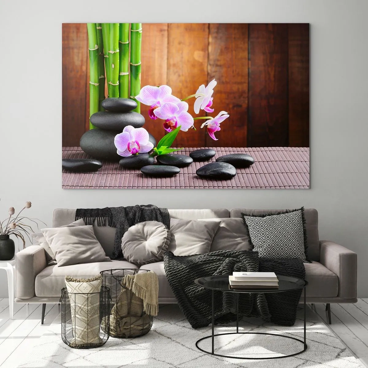Billede på glas - Oplev Østens fornøjelser - 120x80 cm