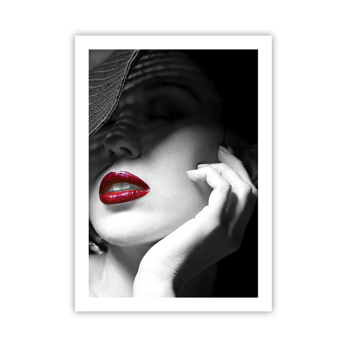 Plakat - Studie i skarlagenrødt - 50x70 cm