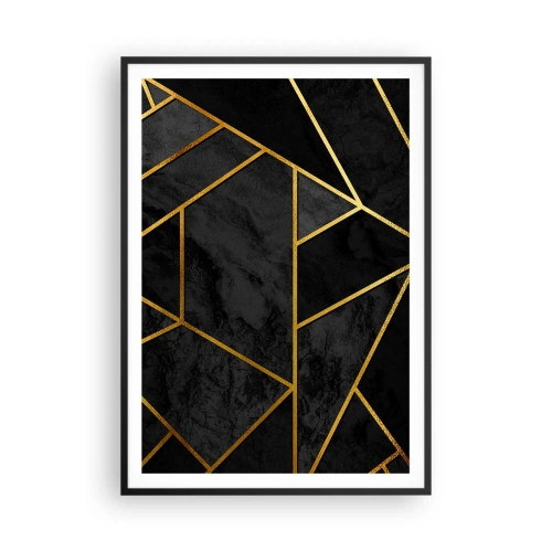 Plakat i sort ramme - Mørke og lys - 70x100 cm