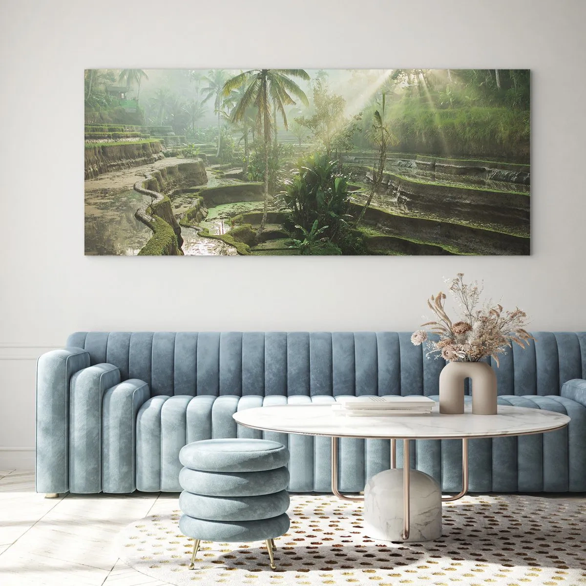 Billede på glas - Voksende op i solen - 120x50 cm