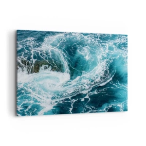 Lærredstryk - Billede på lærred - Porten til jordens indre - 120x80 cm