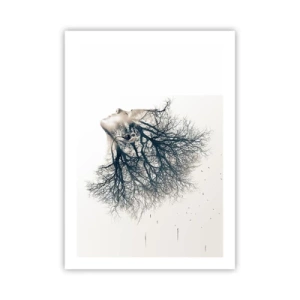 Plakat - Lyttede til træets hvisken - 50x70 cm