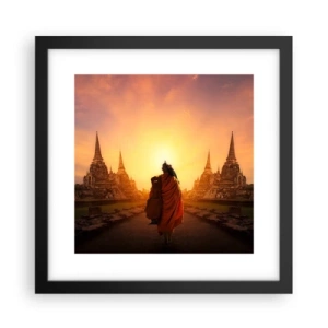 Plakat i sort ramme - I fred for evigt - 30x30 cm