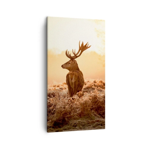 Lærredstryk - Billede på lærred - Herre på godset - 45x80 cm