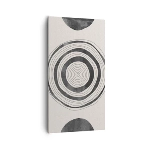 Lærredstryk - Billede på lærred - Det vigtige er det, der er imellem - 55x100 cm