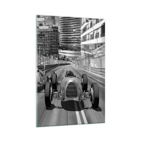 Billede på glas - Der var engang i Monte Carlo - 80x120 cm