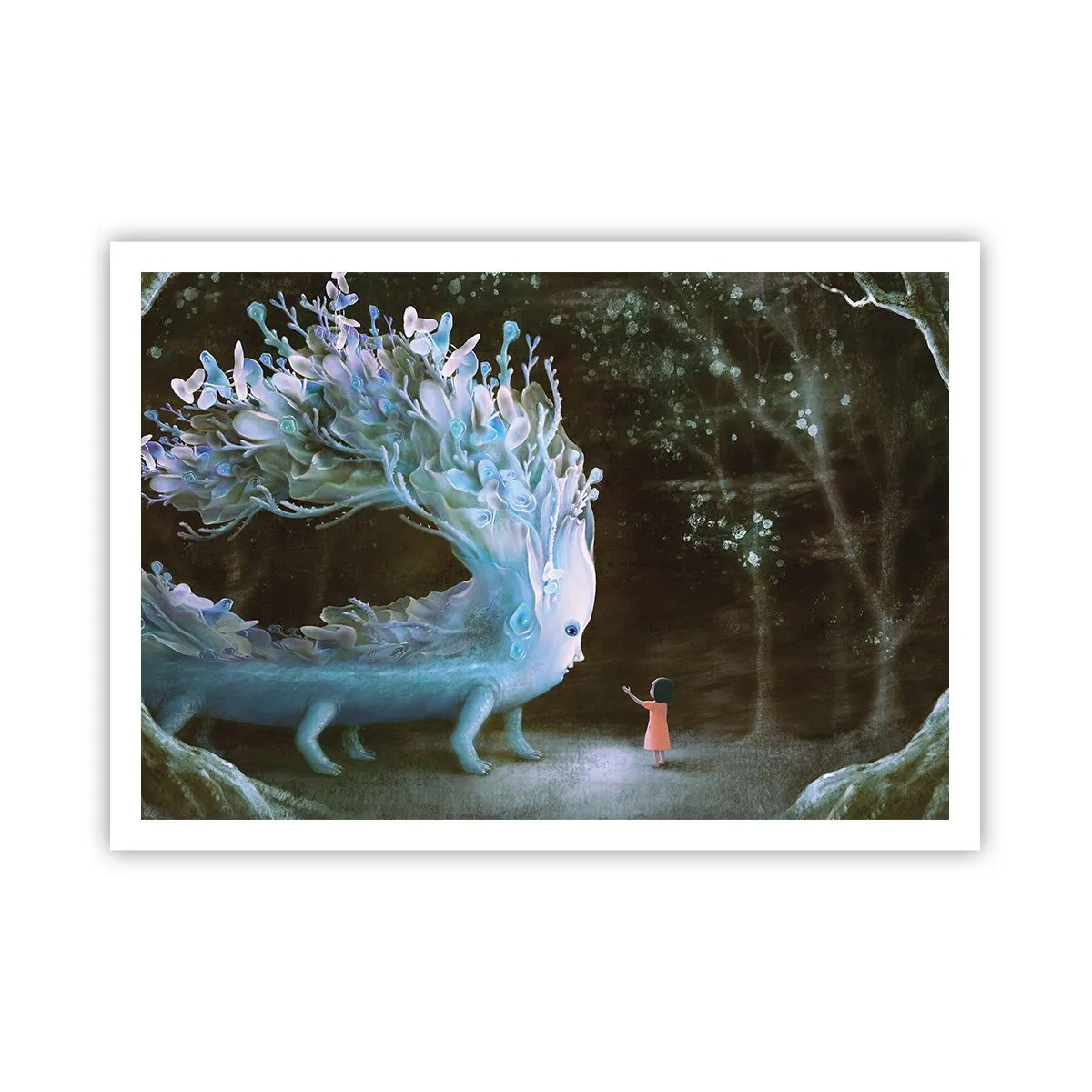 Plakat - Et fantastisk møde - 100x70 cm