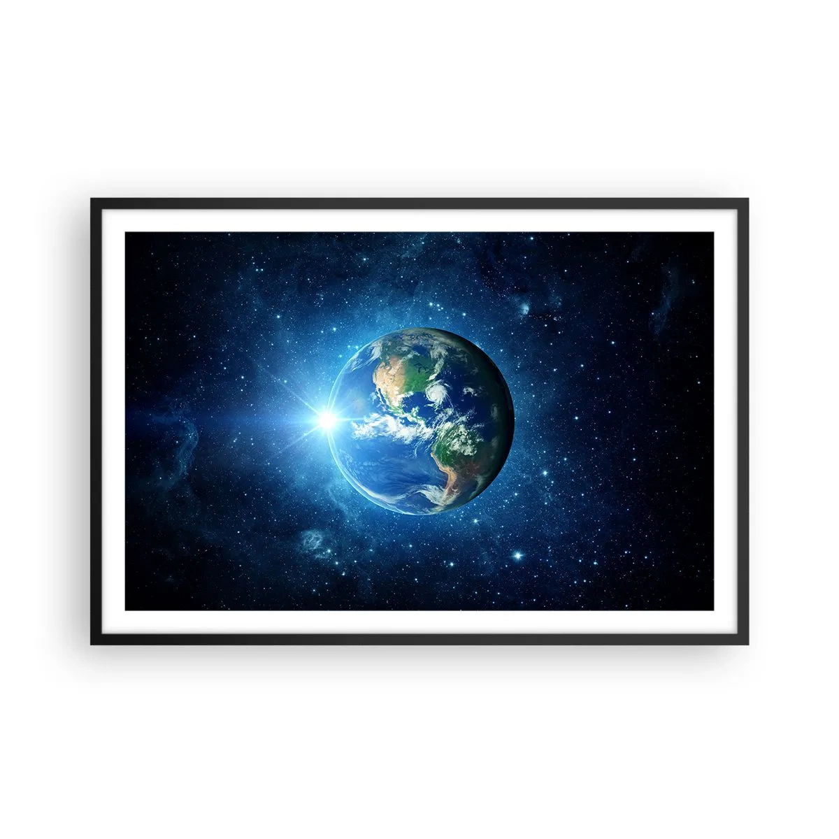 Plakat i sort ramme - Vi er i himlen - 91x61 cm