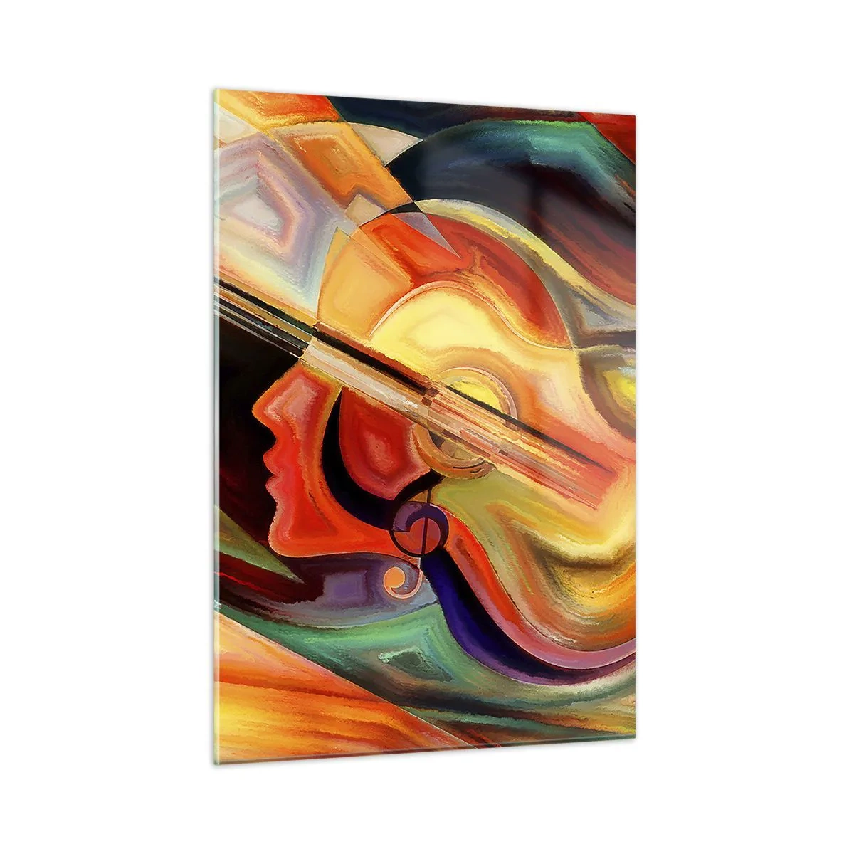 Billede på glas - Og alt er i orden - 50x70 cm
