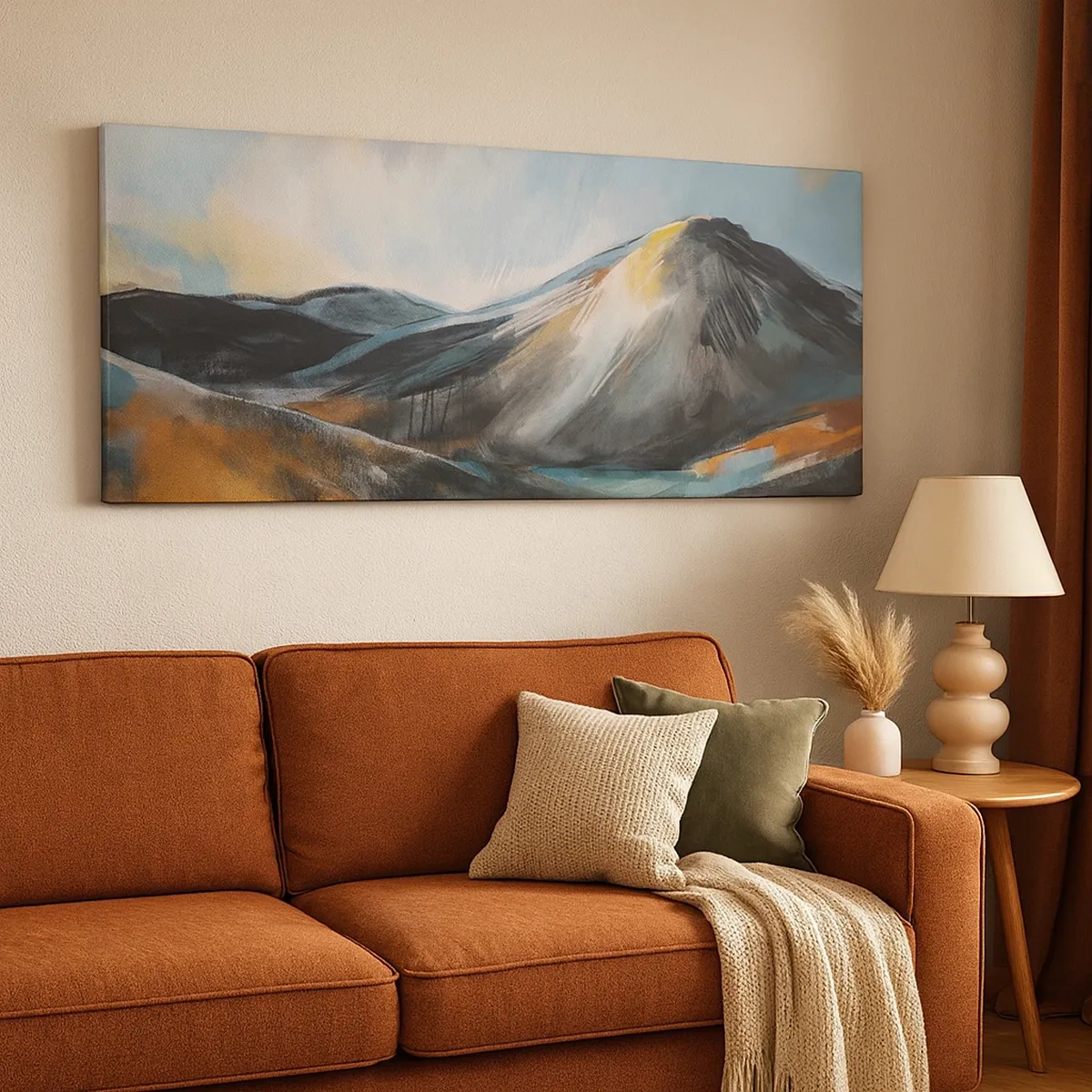 Lærredstryk - Billede på lærred - Rå og smuk - 30x30 cm