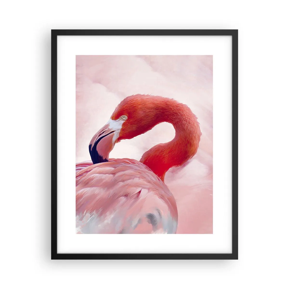 Plakat i sort ramme - Fugleskønhed - 40x50 cm