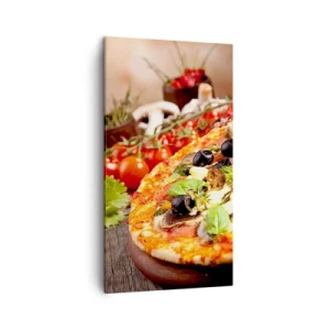 Lærredstryk - Billede på lærred - Af tellurholdige bestanddele - 45x80 cm