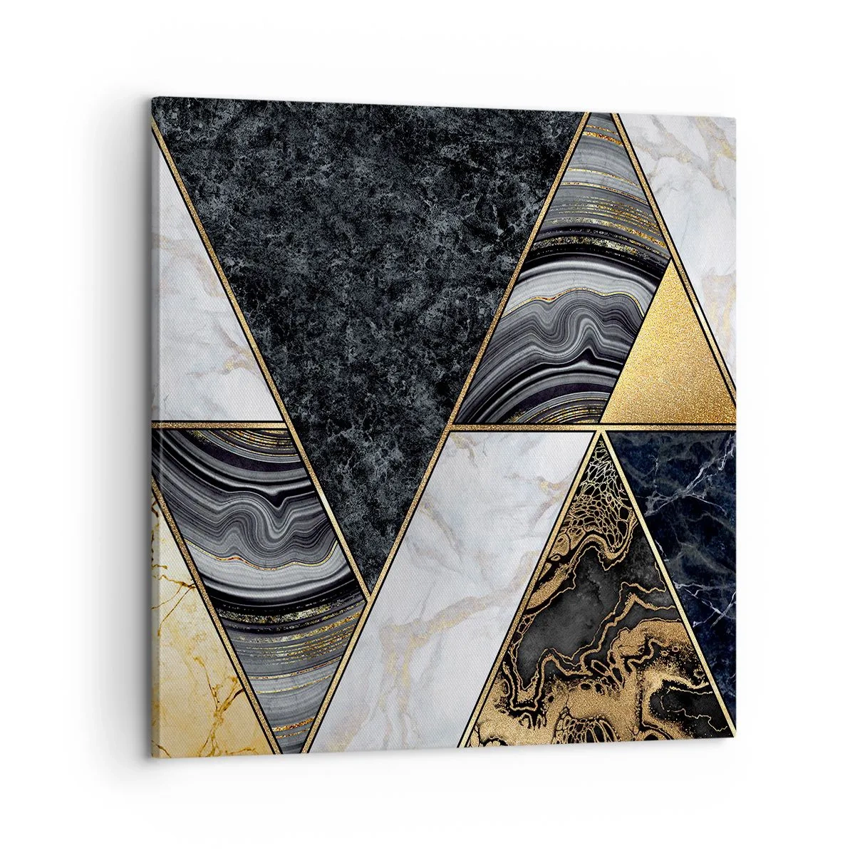 Lærredstryk - Billede på lærred - Sten for sten - 60x60 cm