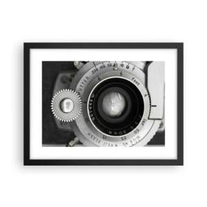 Plakat i sort ramme - Historien om Hollywood - 40x30 cm