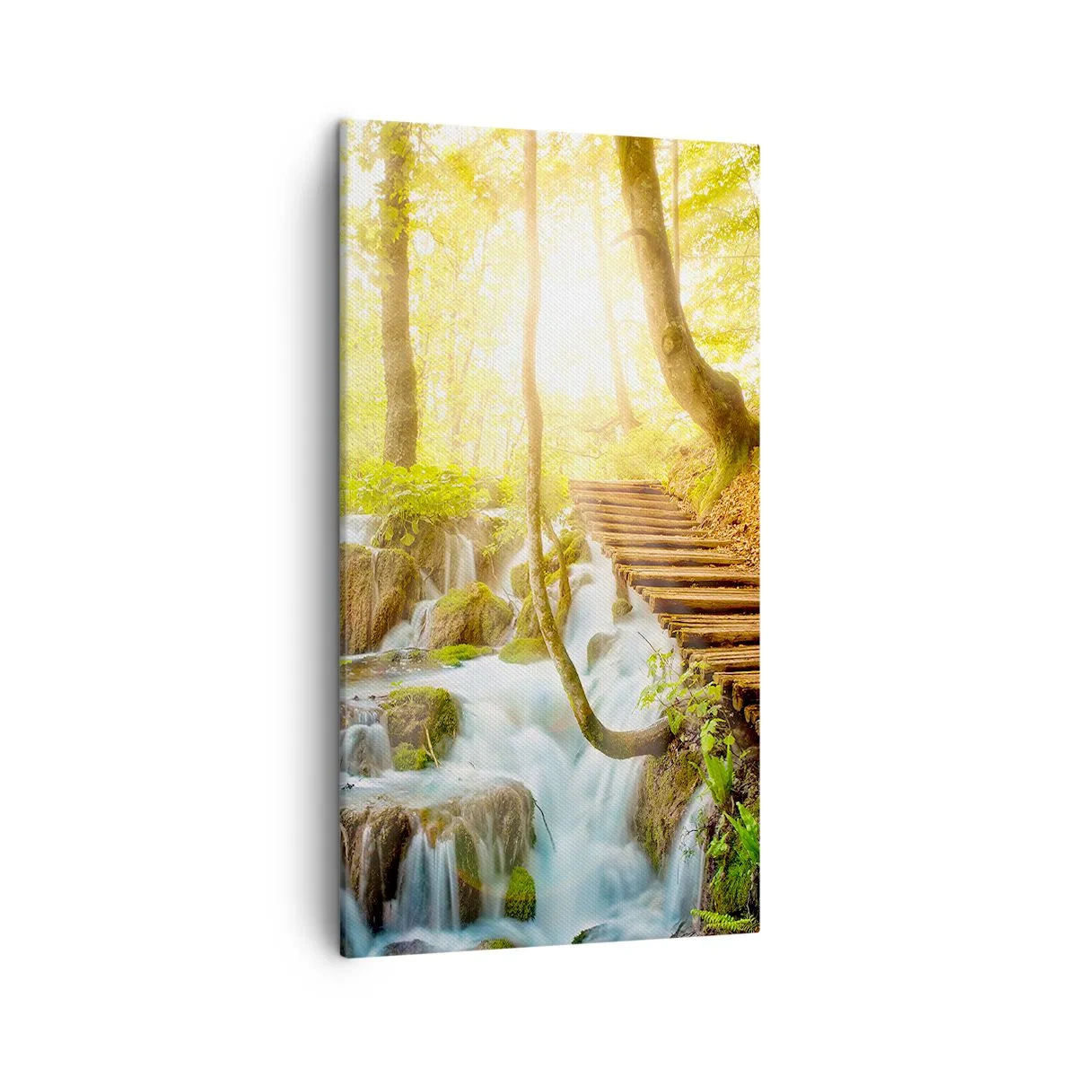 Lærredstryk - Billede på lærred - Den ønskede kølighed - 45x80 cm