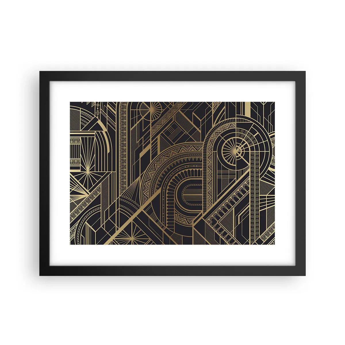 Plakat i sort ramme - Koncepter, idéer, planer - 40x30 cm