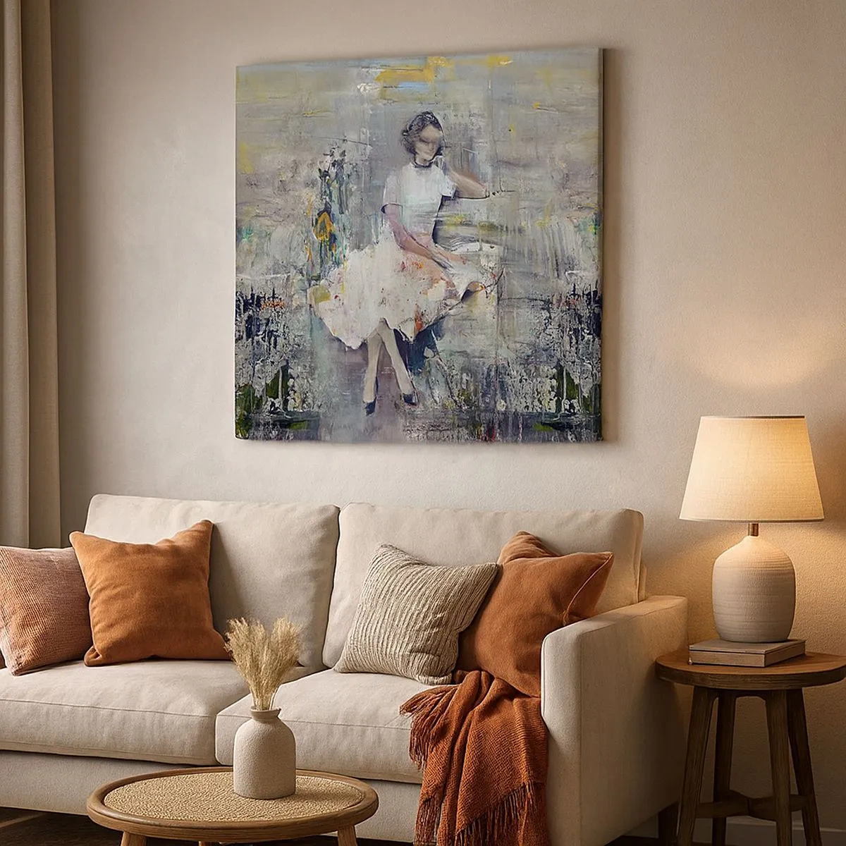 Lærredstryk - Billede på lærred - Klassisk og moderne - 30x30 cm