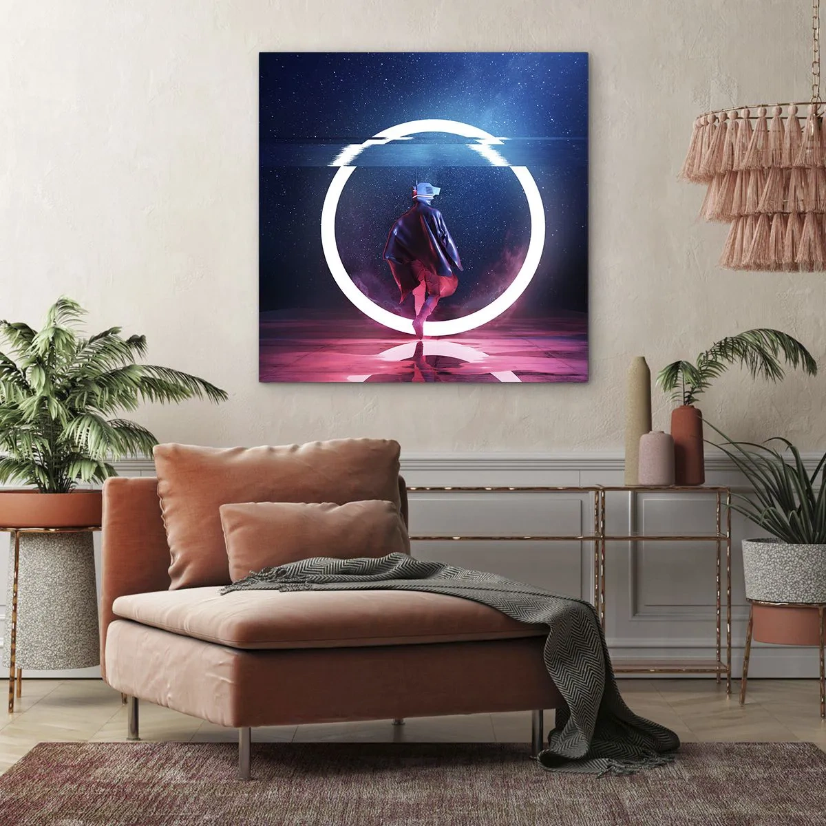 Lærredstryk - Billede på lærred - Mellem verdener - 30x30 cm