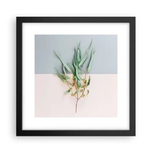 Plakat i sort ramme - Pastelfarvernes subtilitet - 30x30 cm
