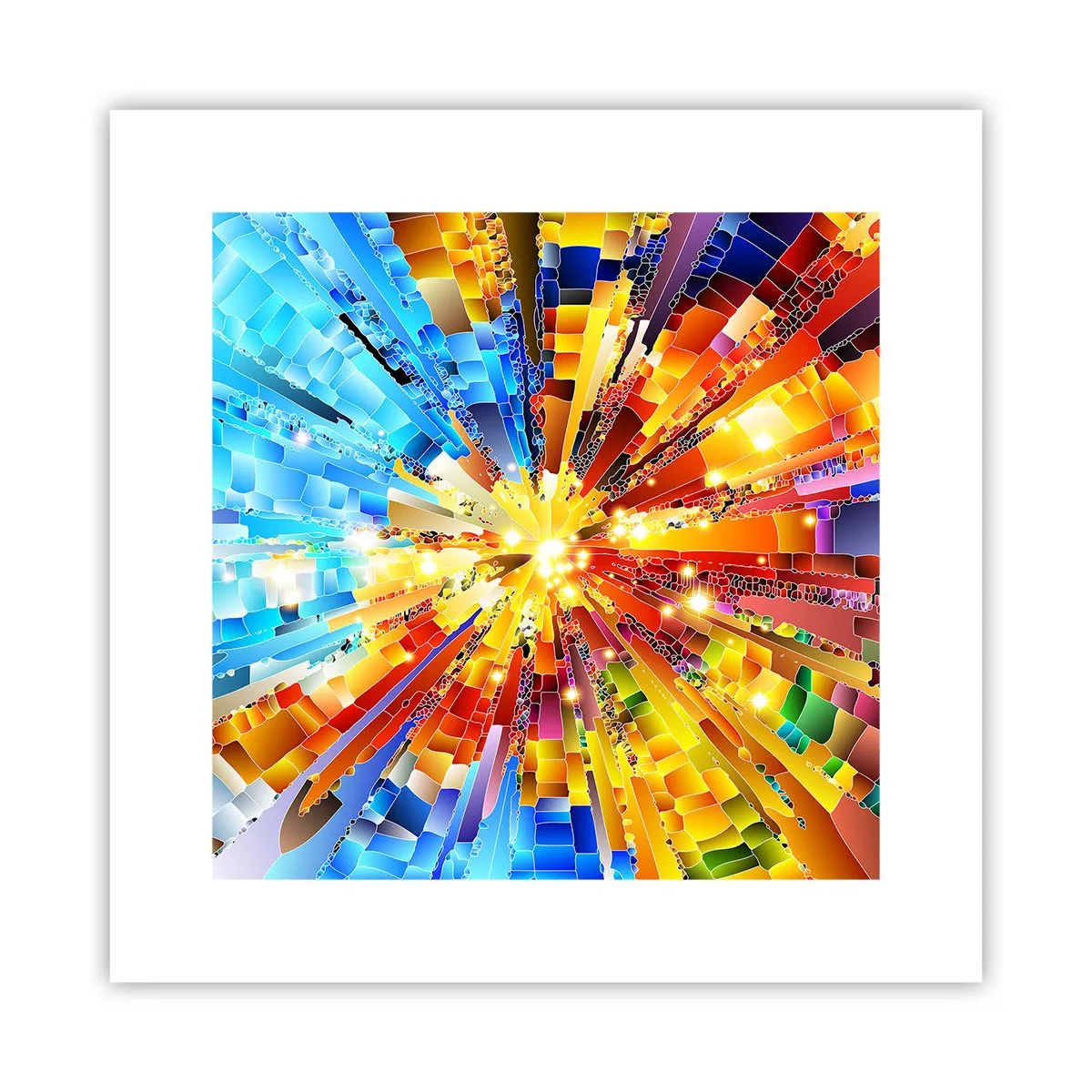 Plakat - In medias res - 30x30 cm