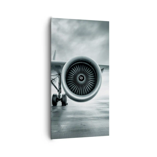 Lærredstryk - Billede på lærred - Der er kraft! - 65x120 cm