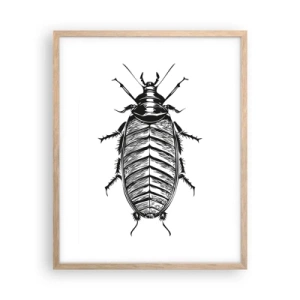 Plakat i ramme af lyst egetræ - Sikke et eksemplar! - 40x50 cm