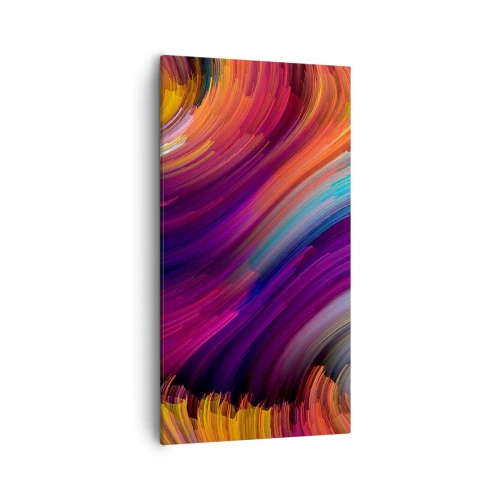 Lærredstryk - Billede på lærred - Begyndelsen på en ny verden - 55x100 cm