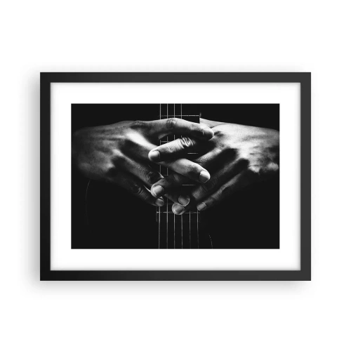 Plakat i sort ramme - Kunstnerens bøn - 40x30 cm