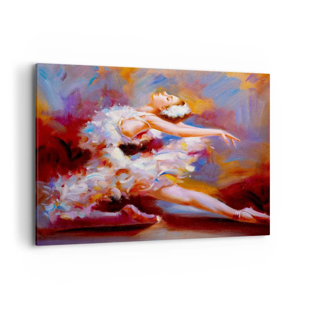Lærredstryk - Billede på lærred - Svanens ynde - 100x70 cm