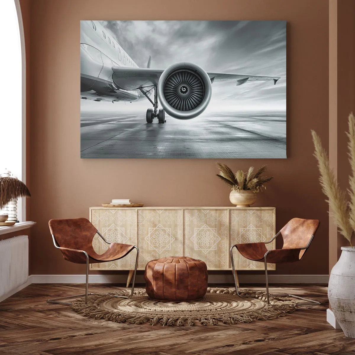 Lærredstryk - Billede på lærred - Der er kraft! - 120x80 cm