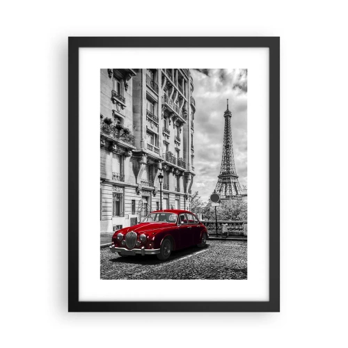 Plakat i sort ramme - Rovdyr i byen - 30x40 cm